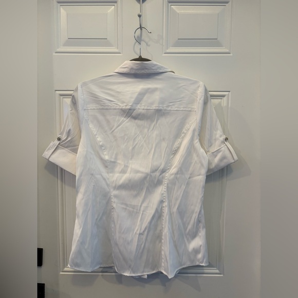 Reitmans White Button-Up Shirt - Picture 3 of 5